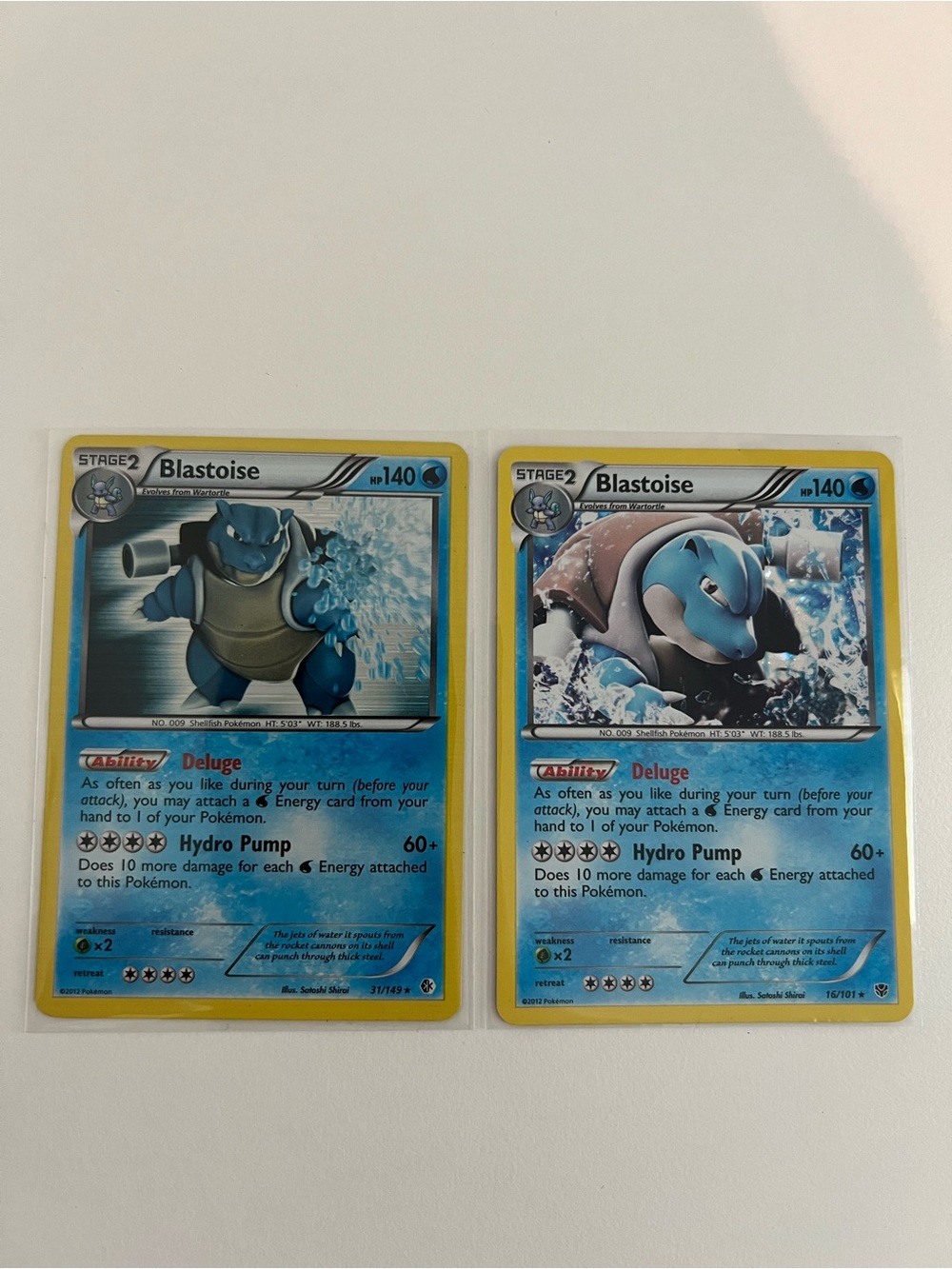 Blastoise vintage Pokémon TCG Cards